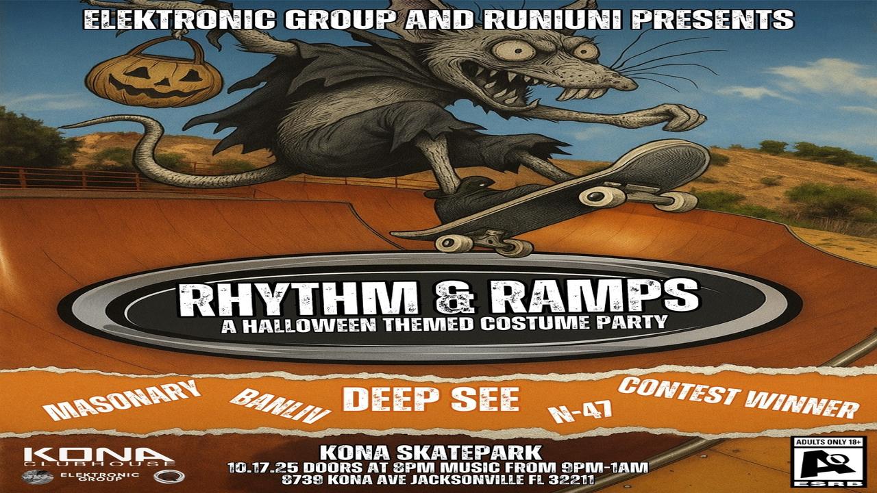 Rhythm & Ramps – Halloween EDM at Kona Skatepark