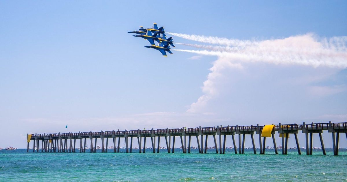 Pensacola Beach Air Show featuring the US Navy Blue Angels
